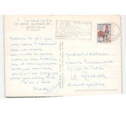 LARGNY: vue générale vue aérienne 10x15 - très bon état