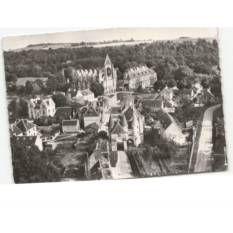 LONGPONT: vue générale vue aérienne 10x15 - très bon état