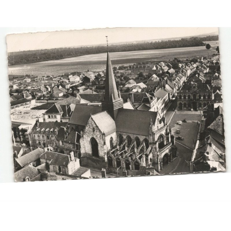 LIESSE: la basilique vue aérienne 10x15 - état