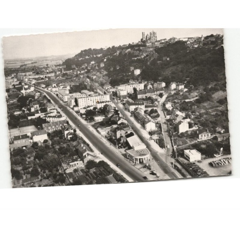 LAON: vue panoramique vue aérienne 10x15 - très bon état