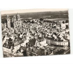 LAON: place du général leclerc vue aérienne 10x15 - très bon état