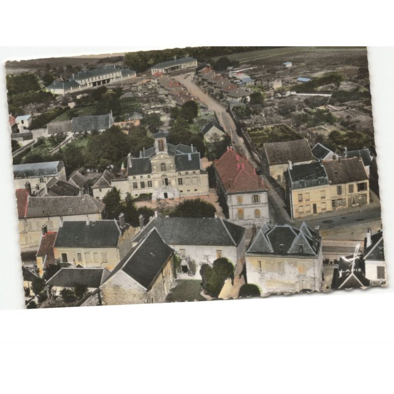 NEUILLY-SAINT-FRONT: rue louër, groupe scolaire vue aérienne 10x15 - très bon état