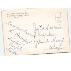 MAUREGNY-en-HAYE: vue générale vue aérienne 10x15 - très bon état