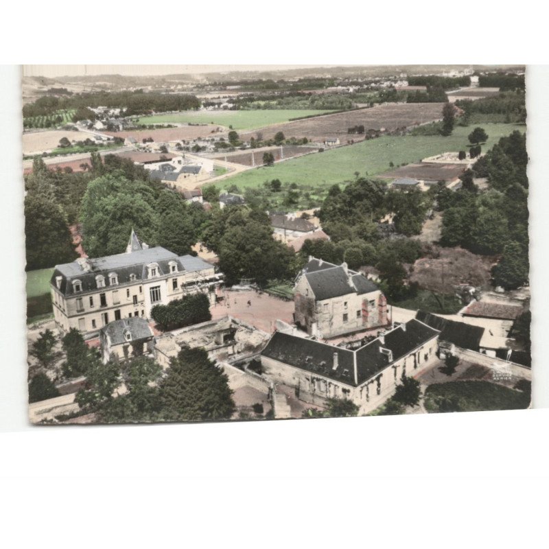 MERCIN: le château vue panoramique vue aérienne 10x15 - très bon état