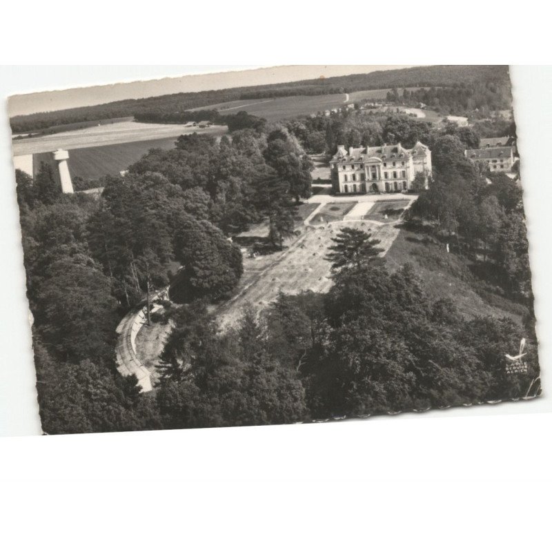 MONTGOBERT: le château et son parc vue aérienne 10x15 - état