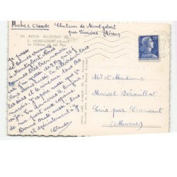 MONTGOBERT: le château et son parc vue aérienne 10x15 - état