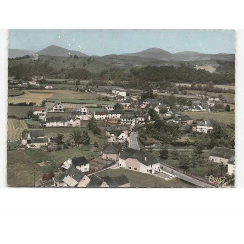 LANNE: vue générale vue aérienne 10x15 - très bon état