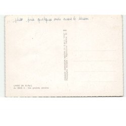 LANNE: vue générale vue aérienne 10x15 - très bon état