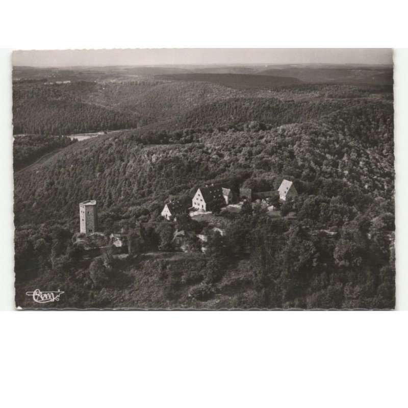 HUNEBOURG: château vue aérienne 10x15 - très bon état