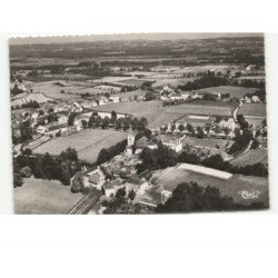 LACQ: le village vue aérienne 10x15 - très bon état