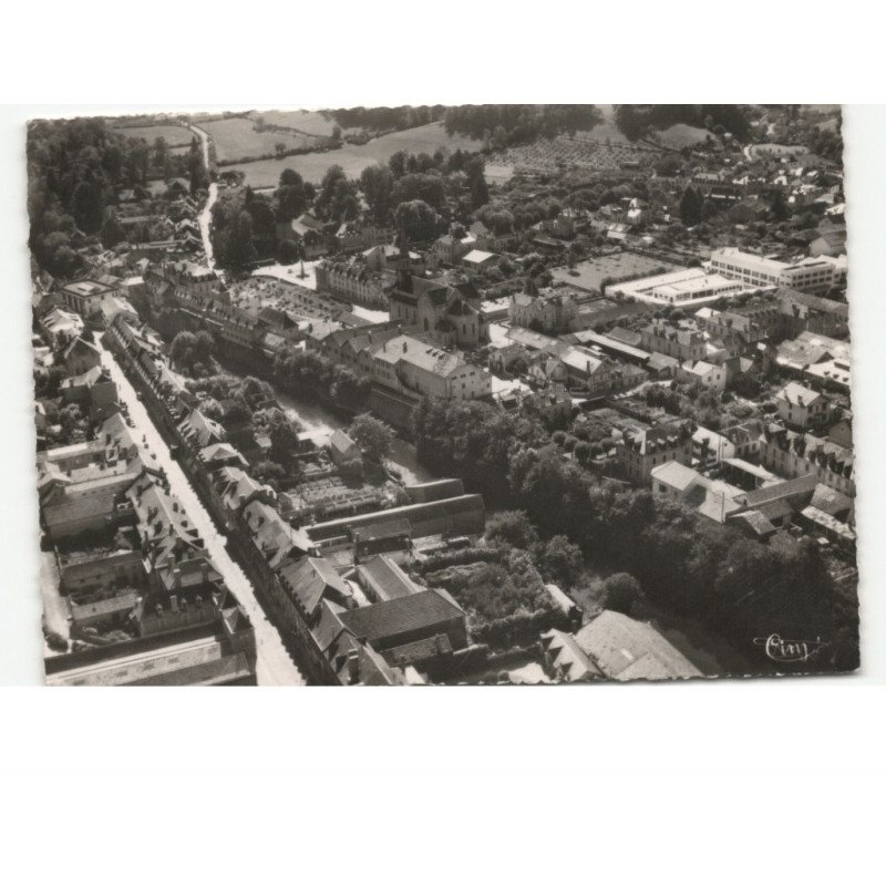 MAULEON-SOULE: le centre et rue vuctor-hugo vue aérienne 10x15 - très bon état