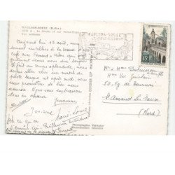 MAULEON-SOULE: le centre et rue vuctor-hugo vue aérienne 10x15 - très bon état