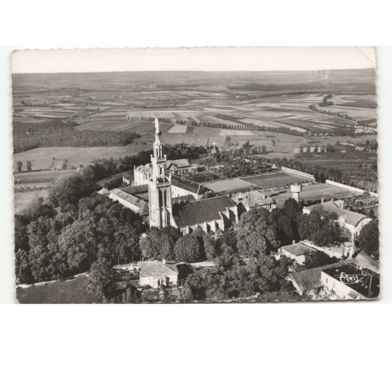 MEURTHE ET MOSELLE: pèlerinage de notre-dame de sion vue aérienne 10x15 - très bon état
