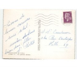LOUVIE-JUZON: vue générale vue aérienne 10x15 - très bon état