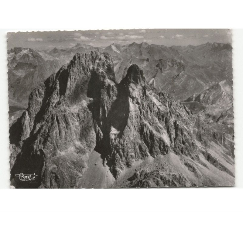 OSSAU: le pic du midi vue aérienne 10x15 - très bon état