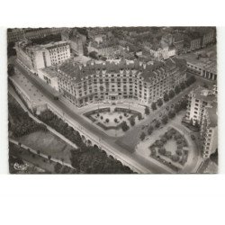 PAU: bd d'aragon et bd des pyrénées vue aérienne 10x15 - très bon état