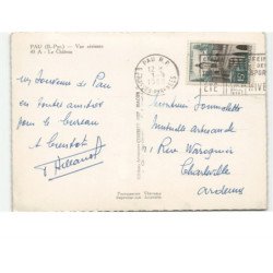 PAU: le château vue aérienne 10x15 - très bon état