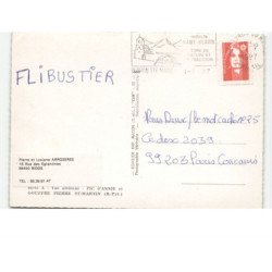 PYRENEES-ATLANTIQUES: pic d'annie et gouffre pierre saint-martin vue aérienne 10x15 - très bon état