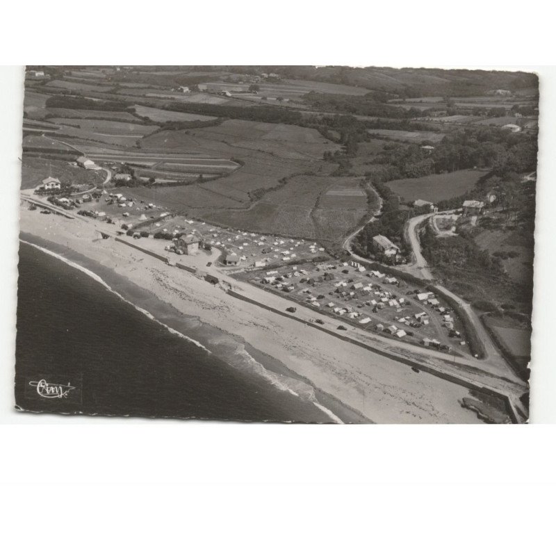 SAINT-JEAN-de-LUZ: camping d'erromardie vue aérienne 10x15 - état