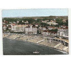 SAINT-JEAN-de-LUZ: la plage vue aérienne 10x15 - état