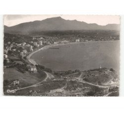 SAINT-JEAN-de-LUZ: la plage et pointe sainte-barbe vue aérienne 10x15 - état
