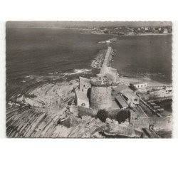 SAINT-JEAN-de-LUZ: socoa et sainte-barbe vue aérienne 10x15 - très bon état