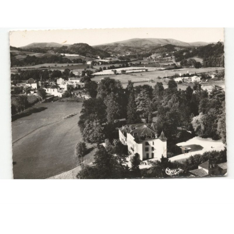 SAINT-JEAN-le-VIEUX: le château de salha, colonie arin-luzien vue aérienne 10x15 - très bon état