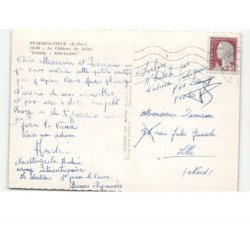 SAINT-JEAN-le-VIEUX: le château de salha, colonie arin-luzien vue aérienne 10x15 - très bon état