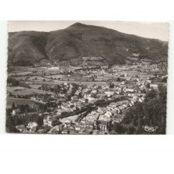 SAINT-JEAN-de-PIED-de-PORT: vue générale sur ispoure et la montagne aradoy vue aérienne 10x15 - très bon état