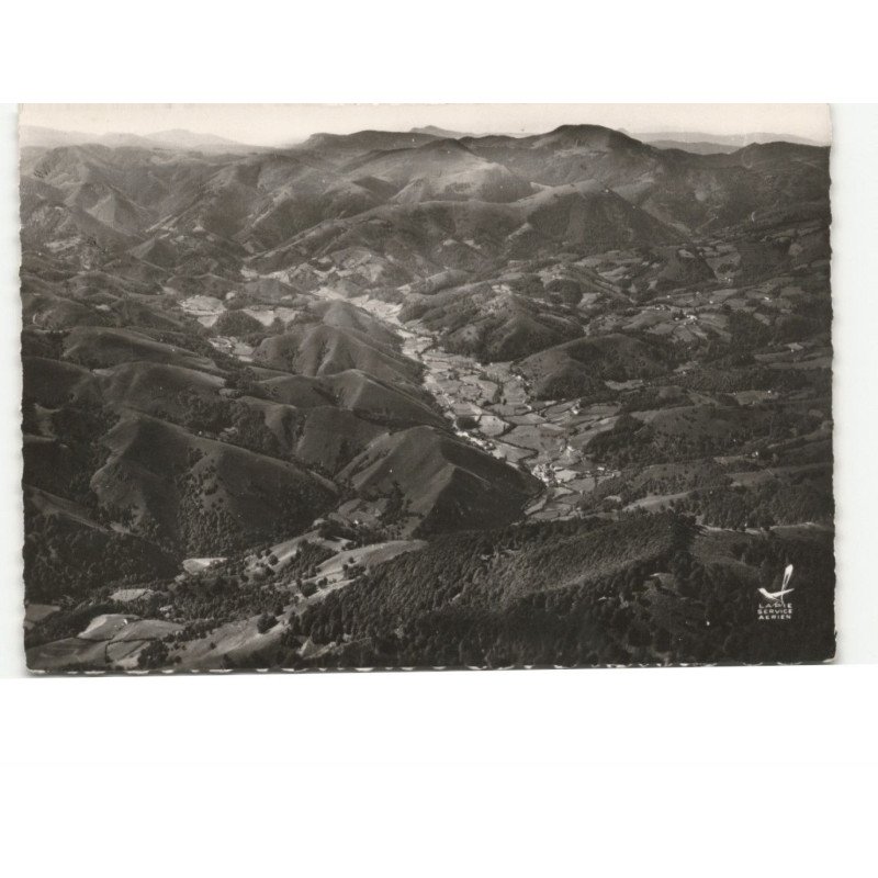 LES ALDUDES: vue générale de la vallée vue aérienne 10x15 - très bon état