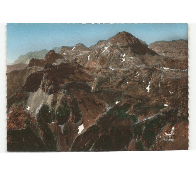 PYRENEES-ATLANTIQUES: le pic d'anie vue aérienne 10x15 - état
