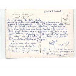 ACCOUS: vallée et col d'yseye vue aérienne 10x15 - très bon état