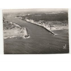 BAYONNE: la barre de l'adour vue aérienne 10x15 - très bon état