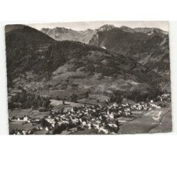 BIELLE: vue générale, vallée d'ossau vue aérienne 10x15 - très bon état
