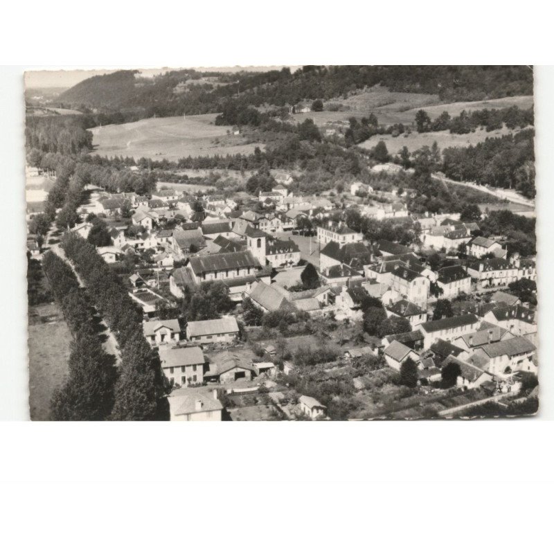 GAN: vue générale du centre de la ville vue aérienne 10x15 - très bon état