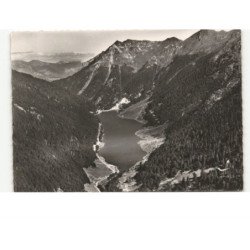 GABAS: lac de fabrèges vue aérienne 10x15 - très bon état
