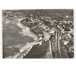 GUETHARY: plage du casino vue aérienne 10x15 - très bon état