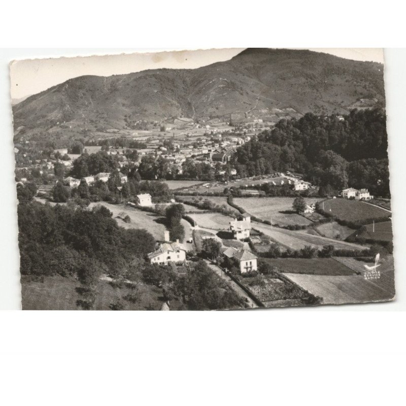 SAINT-JEAN-PIED-de-PORT: l'aradoy vue aérienne 10x15 - très bon état