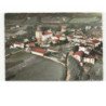 SARE: l'église et le bourg vue aérienne 10x15 - très bon état