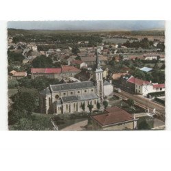 SOUMOULOU: l'église vue aérienne 10x15 - très bon état
