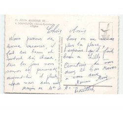 SOUMOULOU: l'église vue aérienne 10x15 - très bon état