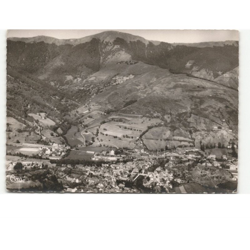 ARREAU: vue panoramique au rond, pla det naout vue aérienne 10x15 - très bon état