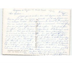 BAGNERES-de-BIGORRE: les thermes de la reine vue aérienne 10x15 - très bon état