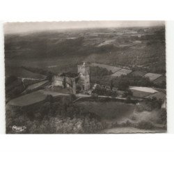 CAPVERN-les-BAINS: château de mauvezin vue aérienne 10x15 - très bon état
