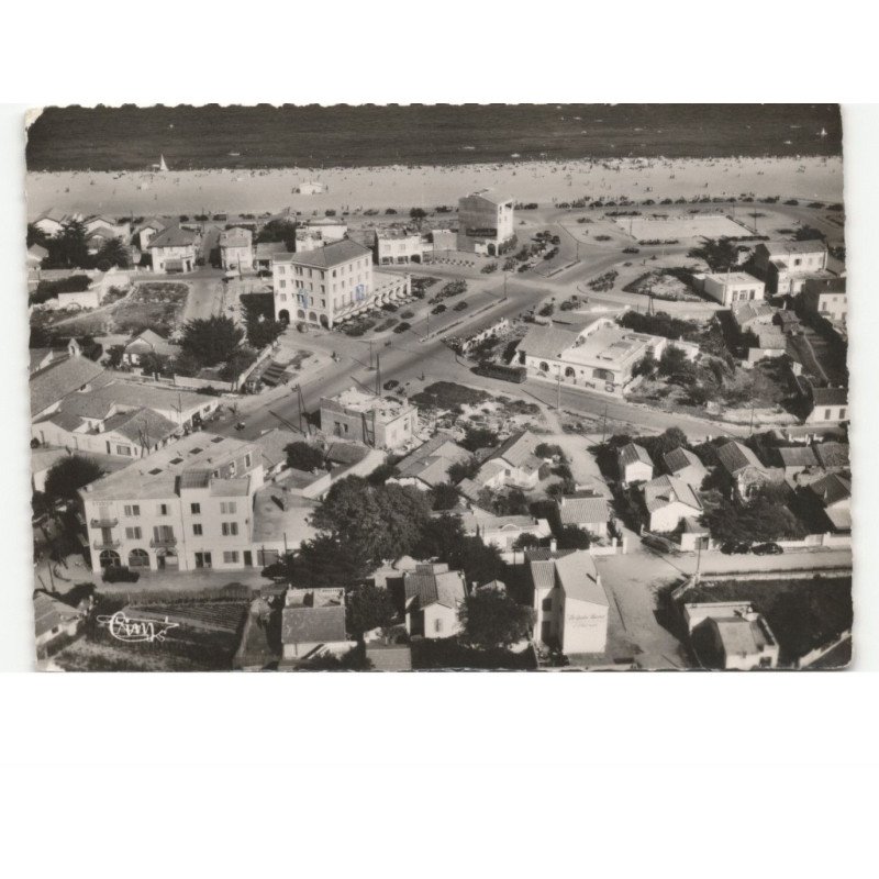 CANET-PLAGE: le centre vue aérienne 10x15 - très bon état