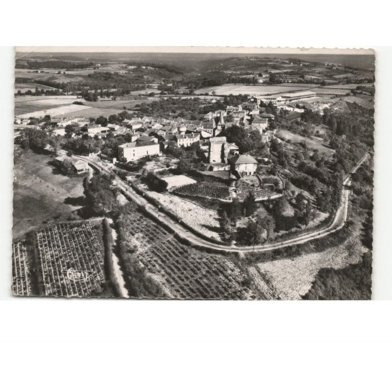 CASTELNAU-RIVIERE-BASSE: au fond, l'aérium vue aérienne 10x15 - état
