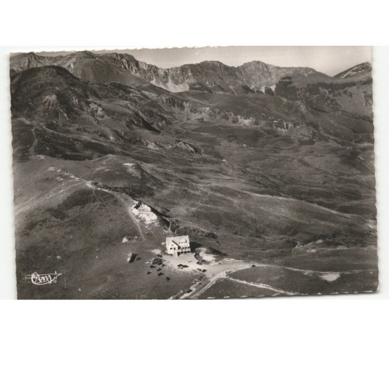 COL D'AUBISQUE: la descente vers argelès vue aérienne 10x15 - très bon état
