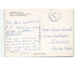 GUCHEN: vue générale, au fond, le petit arbizon vue aérienne 10x15 - très bon état