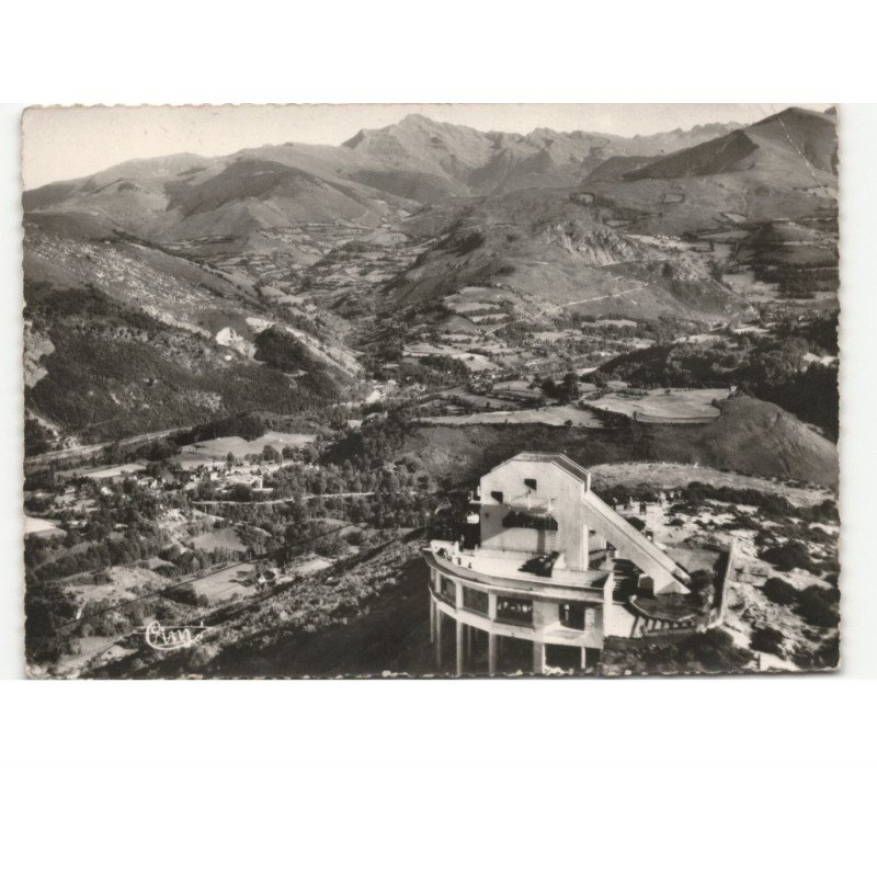 LOURDES: station supérieure de béout vue aérienne 10x15 - état