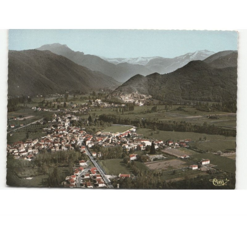 LOURES-BAROUSSE: vue générale vue aérienne 10x15 - très bon état